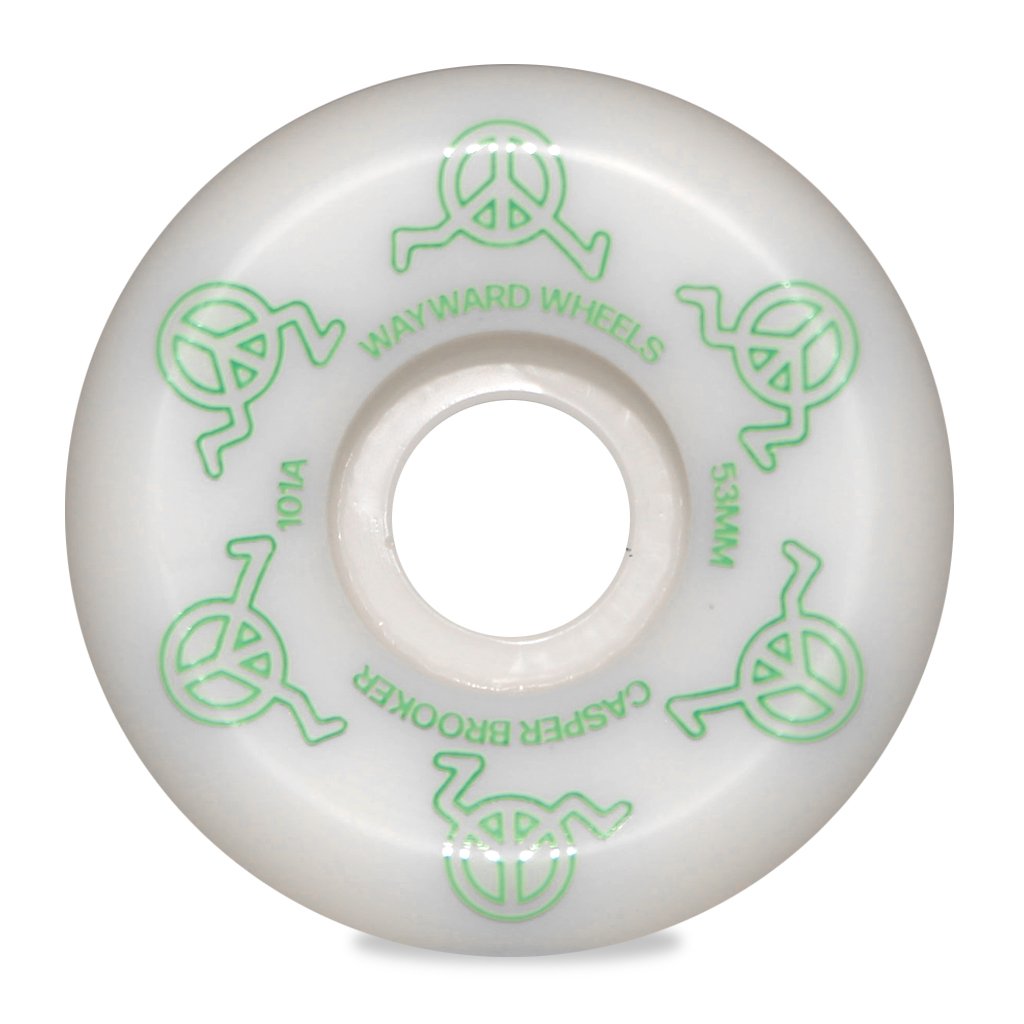 Wayward Casper Brooker Funnel Cut 101a Skateboard Wheels 53mm