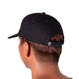 Preduce 6 Panel Outline Unstructured Hat Black