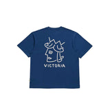 Victoria Queenhead Logo T-Shirt Yale Blue