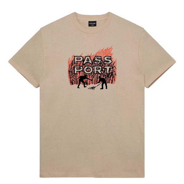 Pass~Port Brush Fire T-Shirt Sand