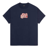 Pass~Port Tilde Stamp T-Shirt Navy