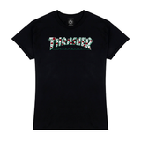 Thrasher Roses Girls T-Shirt Black