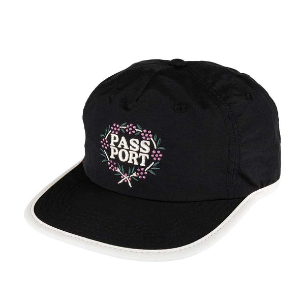 Pass~Port Wattle RPET Workers Cap Black/Off White