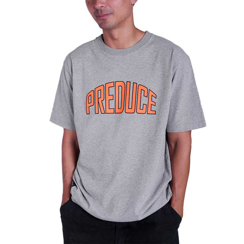 Preduce College T-Shirt Heather Grey/Orange