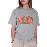 Preduce College T-Shirt Heather Grey/Orange