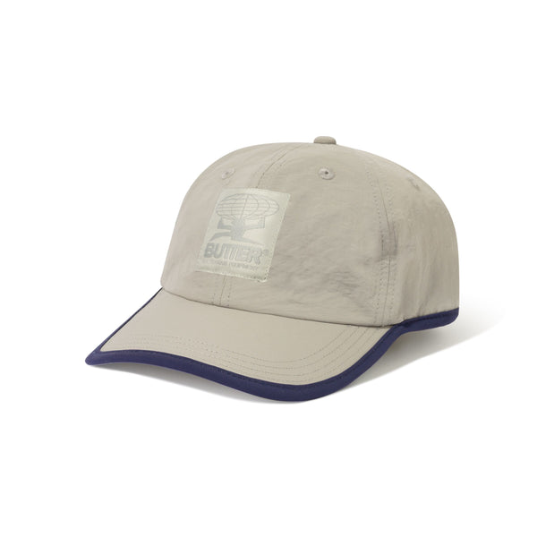 Butter Goods All Terrain 6 Panel Cap Light Grey/Navy