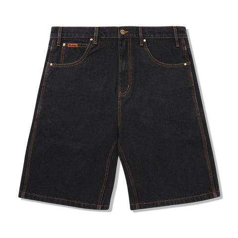 Butter Goods Baggy Denim Short Washed Black