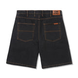 Butter Goods Baggy Denim Short Washed Black