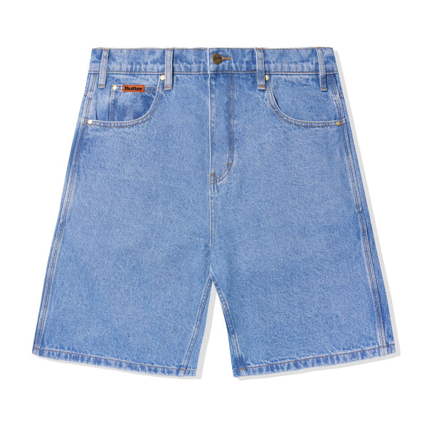 Butter Goods Baggy Denim Short Washed Indigo