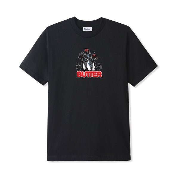 Butter Goods Cats T-Shirt Black