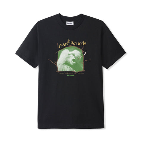 Butter Goods Earth Sounds T-Shirt Black