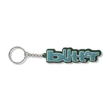 Butter Goods Warped Rubber Key Chain Green/Blue