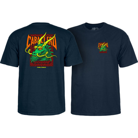 Powell Peralta Steve Caballero Street Dragon T-shirt Navy