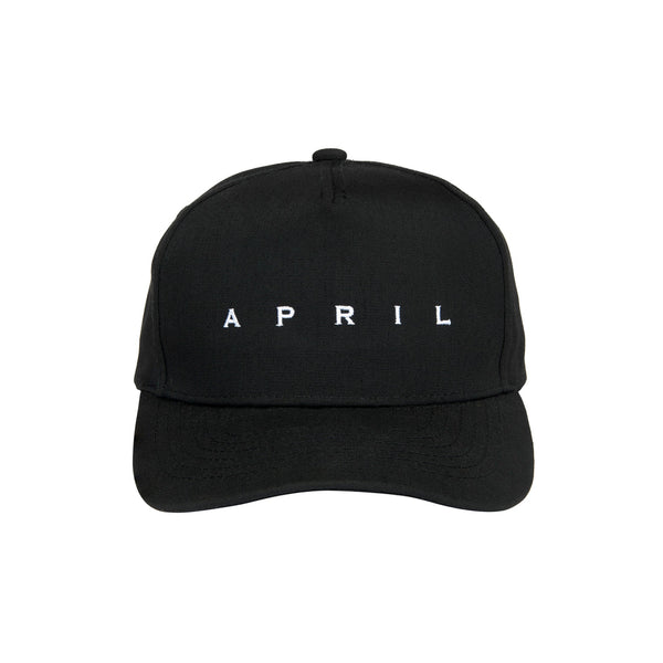 APRIL EMB Snapback Black/White