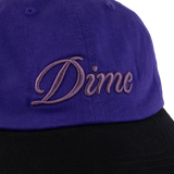 Dime Cursive Low Pro Cap Purple/Black