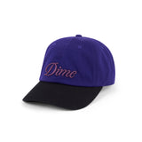 Dime Cursive Low Pro Cap Purple/Black