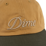 Dime Cursive Low Pro Cap Wheat/Green