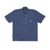 Holiday Route Pocket Button Up Blue