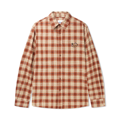 Butter Goods Pooch Flannel Shirt Brick