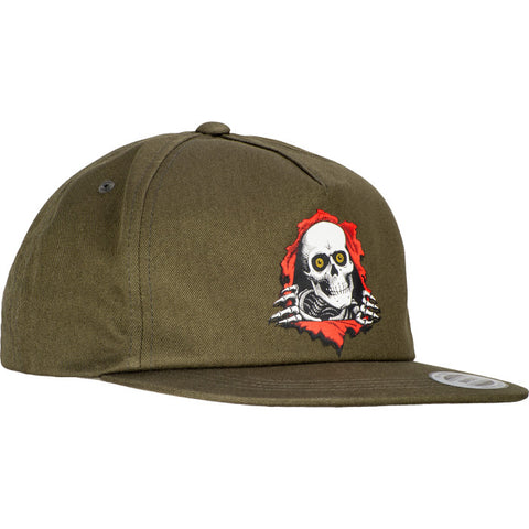 Powell Peralta Ripper 2 Snapback Cap Military Green