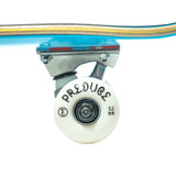 Preduce Mini OG Logo Blue/Cherry/Yellow Kids Complete Skateboards 7.0