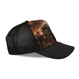 Primitive Protector Trucker Hat Black