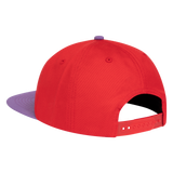 Sci-Fi Fantasy Business Post 6 Panel Hat Red/Viloet