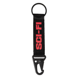 Sci-Fi Fantasy Webbing Keychain Black