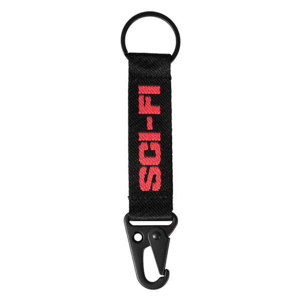 Sci-Fi Fantasy Webbing Keychain Black