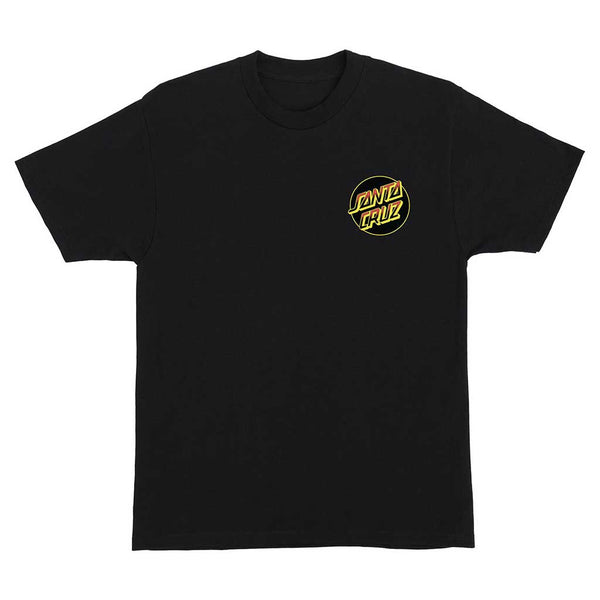 Santa Cruz Kendall Wolf Dot T-Shirt Black