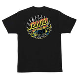 Santa Cruz Kendall Wolf Dot T-Shirt Black