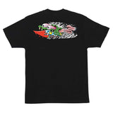 Santa Cruz Meek Concrete Slasher T-Shirt Black