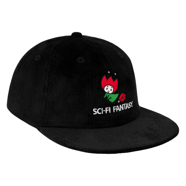 Sci-Fi Fantasy Flying Rose Hat Black