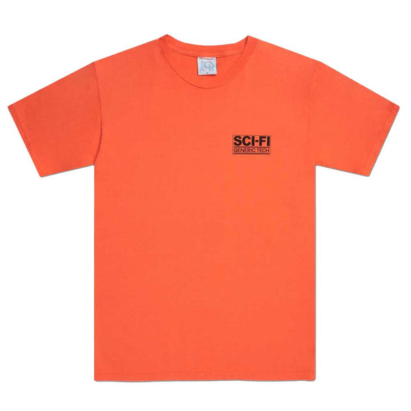 Sci-Fi Fantasy Generic Tech T-Shirt Bright Salmon