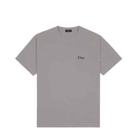 Dime Classic Small Logo T-Shirt Charcoal