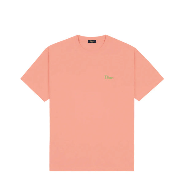 Dime Classic Small Logo T-Shirt Pink Clay