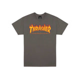 Thrasher Flame T-Shirt Charcoal