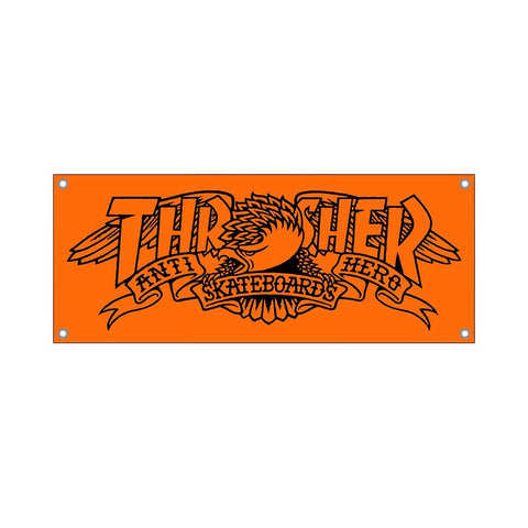 Thrasher x Anti Hero Banner Orange