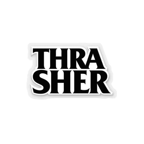 Thrasher x Anti Hero Lapel Pin Black/White