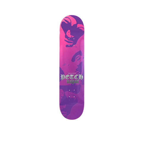 SECOND 2nd Face Pro Petch Purple Skateboard Deck 8.25"