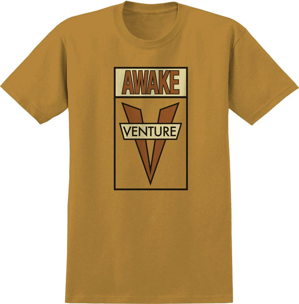 Venture Awake T-Shirt Tan/Brown/Black