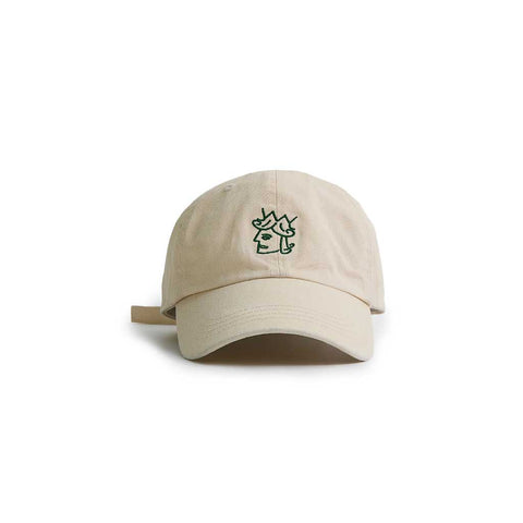 Victoria Queenhead Logo Cap Washed Natural