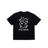 Victoria Queenhead Logo T-Shirt Black