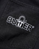 Butter Goods Lock Baggy Denim Jeans Flat Black