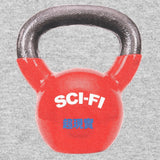 Sci-Fi Fantasy Kettle Bell T-Shirt Heather Grey