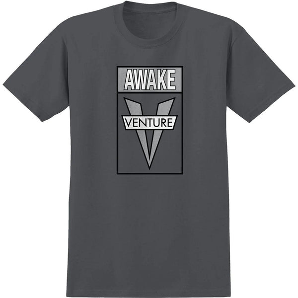 Venture Awake T-Shirt Charcoal/Grey